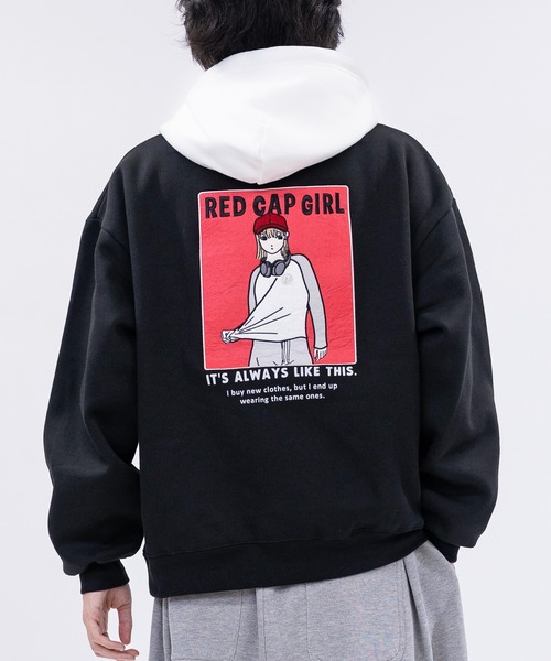 RED CAP GIRL パーカー 「a-r」「Red Cap Girl/レッドキャップ