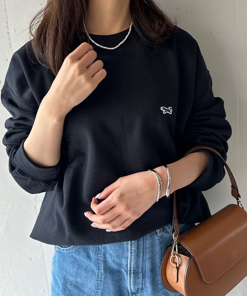 トレーナー スウェット 「THE FOX」basic Crew sweat キツネワッペントレーナー レディース メンズ PENNEYS トレーナー スウェット 「THE FOX」basic Crew sweat