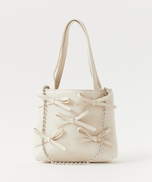 Chick ハンドバッグ ribbon hand Bag / リボンデザイン