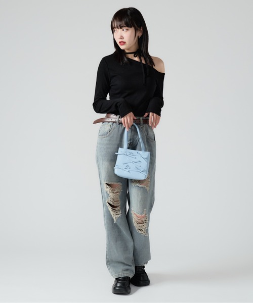 Chick ハンドバッグ ribbon hand Bag / リボンデザイン