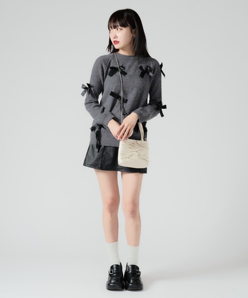 Chick ハンドバッグ ribbon hand Bag / リボンデザイン