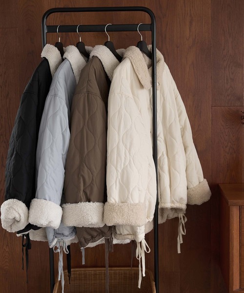 Ambre Neige（アンブルネージュ） ブルゾン アウター 2way reversible