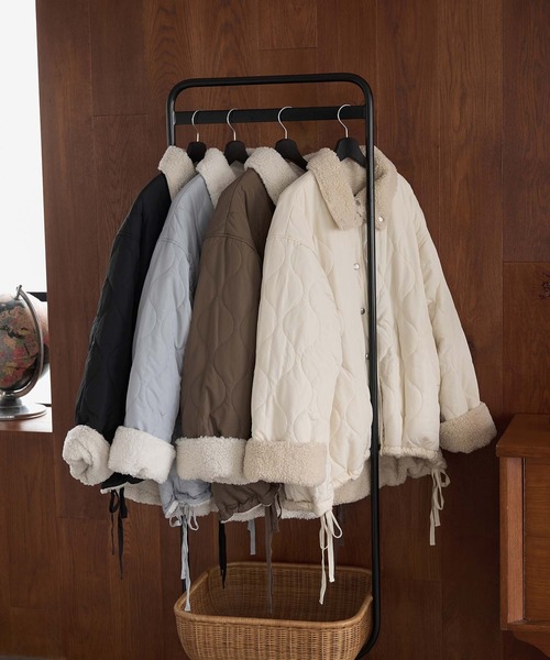 Ambre Neige（アンブルネージュ） ブルゾン アウター 2way reversible