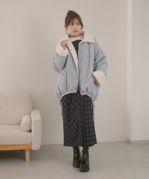 Ambre Neige（アンブルネージュ） ブルゾン アウター 2way reversible