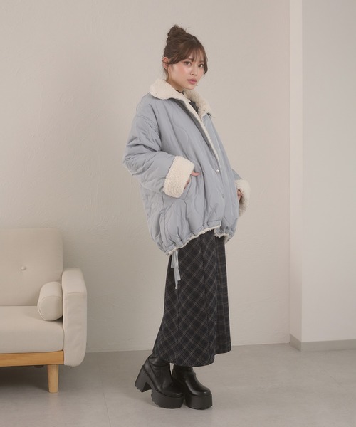 Ambre Neige（アンブルネージュ） ブルゾン アウター 2way reversible