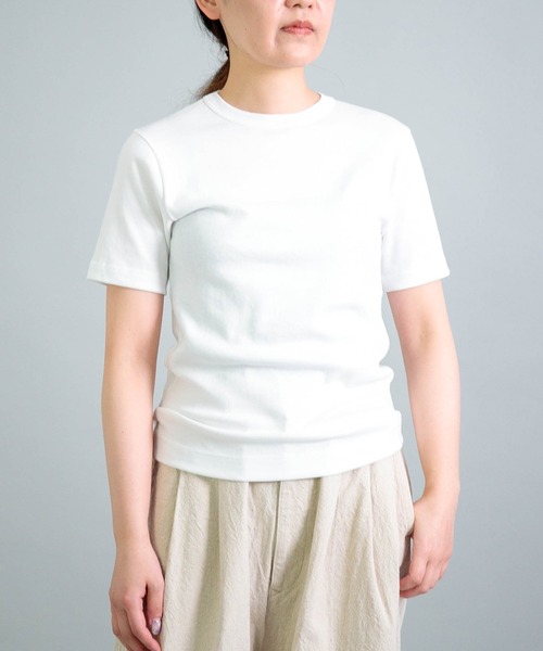 tシャツ 「gicipi」 CRISTALLO/2513P クルーネック Tシャツ レディース