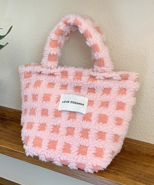 ハンドバッグ 韓国風チェック柄ミニトートバッグ : ZOZOTOWN Yahoo!店