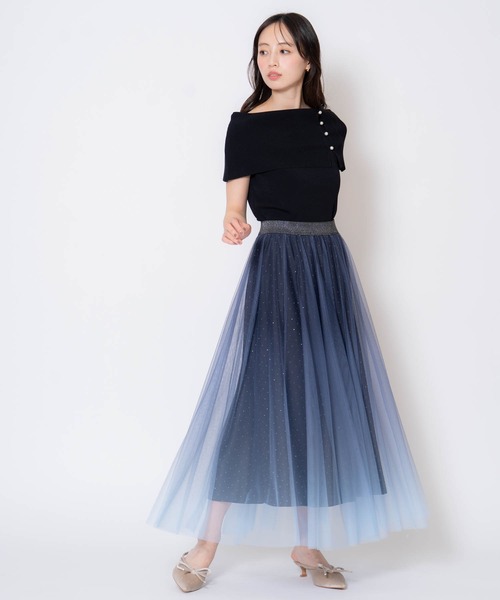 NOELA（ノエラ） スカート 「新色追加」グラデーションスタッズ