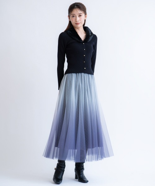 NOELA（ノエラ） スカート 「新色追加」グラデーションスタッズ