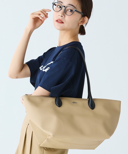 LACOSTE トートバッグ ラコステアテナ レディース : ZOZOTOWN