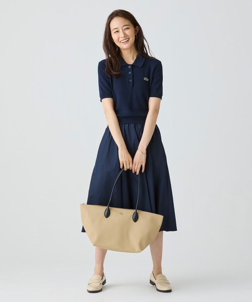 LACOSTE トートバッグ ラコステアテナ レディース : ZOZOTOWN