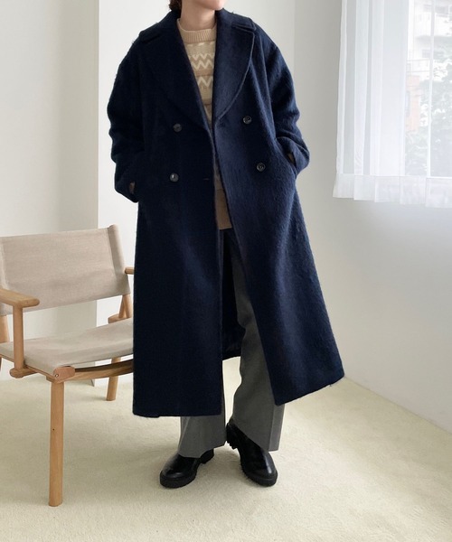 LOWRYS FARM（ローリーズファーム） チェスターコート FREE ネイビー