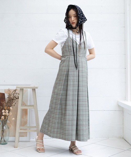 RAGEBLUE（レイジブルー） ワンピース バックリボン/チェックキャミ