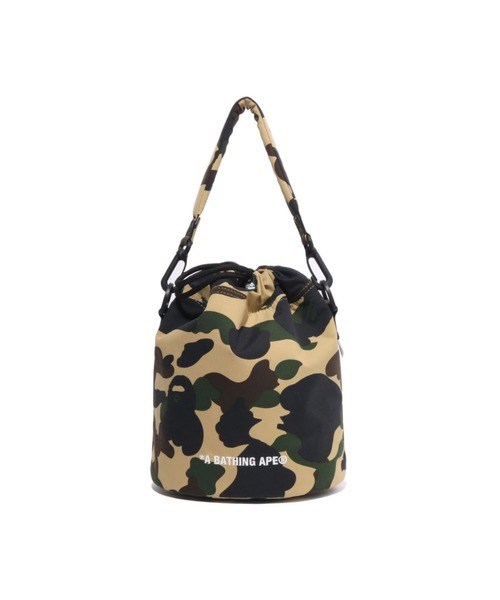 A BATHING APE ショルダーバッグ 1ST CAMO DRAWSTRING BAG