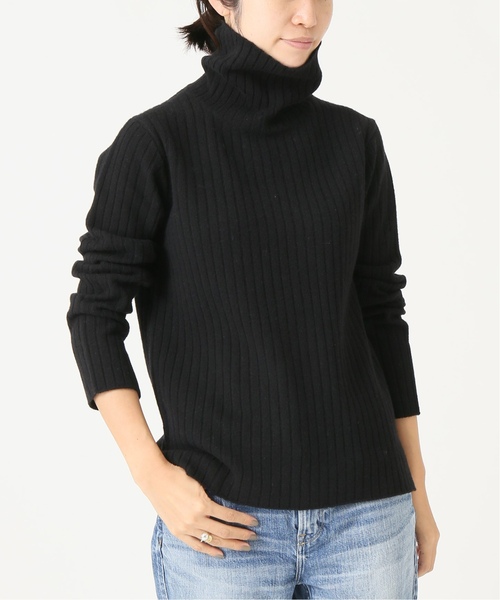 「La TOTALITE」 タートルネックニット FREE ブラウン レディース_画像4