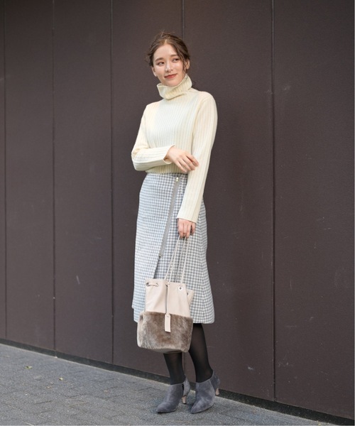 「La TOTALITE」 タートルネックニット FREE ブラウン レディース_画像7