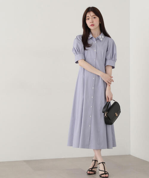 PROPORTION BODY DRESSING ワンピース フラワーカラーシャツ