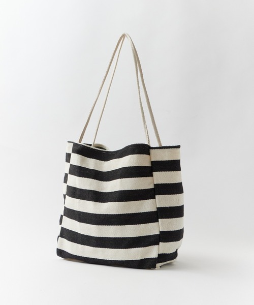 ROOP TOKYO トートバッグ Border Big Size Tote Bag / ボーダー
