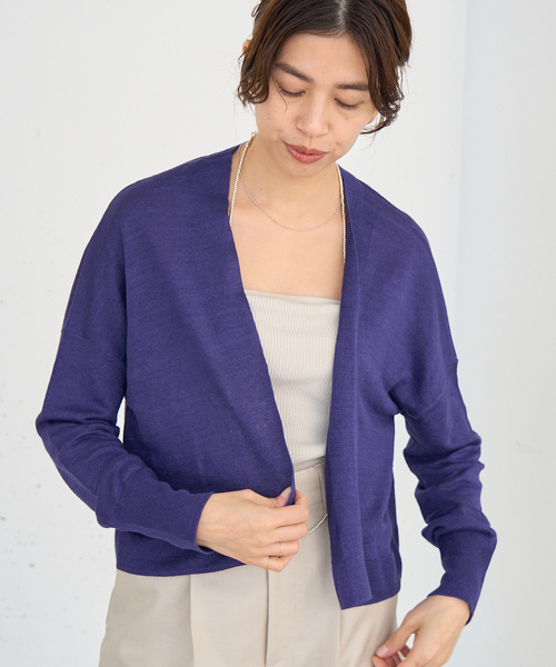 IENA フレンチリネンカーディガン IENA｜フレンチリネンカーディガン | Rakuten Fashion(楽天