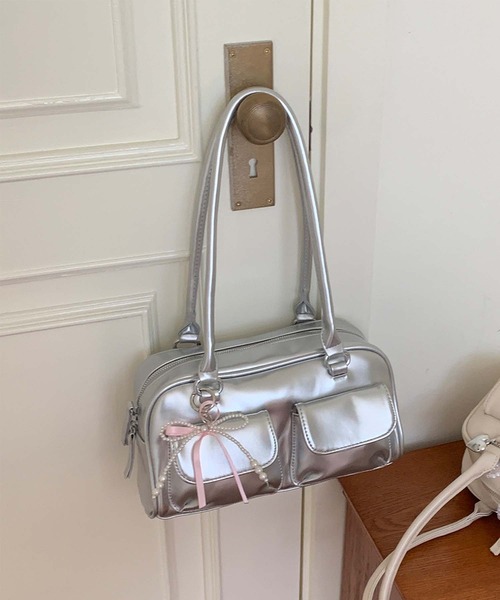 aimoha（アイモハ） トートバッグ B.A.G. PUレザーリボンショルダー