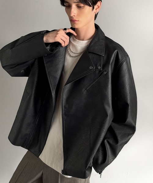 激レア✨入手困難✨美品✨QALB✨ダブルライダースジャケット✨芸能人愛用ブランド 激レア✨入手困難✨美品✨QALB✨ダブルライダースジャケット✨芸能人