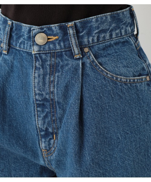 [BLACK BY MOUSSY] Denim брюки 2 голубой женский 