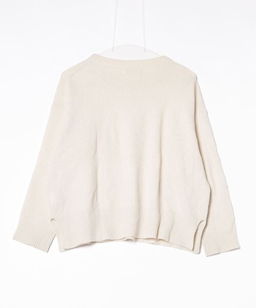 「Unaca」 長袖ニット 38 ホワイト レディース_画像2