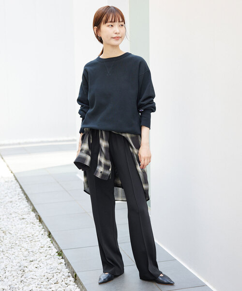 SLOBE IENA パンツスーツ　ネイビー　38 SLOBE IENA 「SLOBE IENA」 スラックス 36 ネイビー レディース