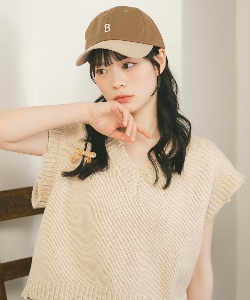 krahe キャップ 帽子 バイカラーキャップ レディース : ZOZOTOWN