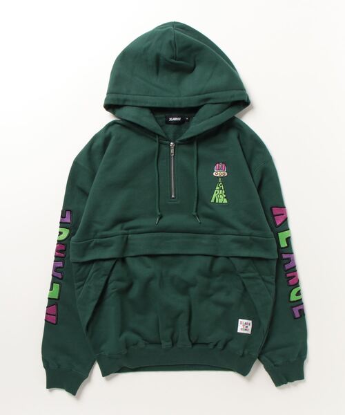XLARGE（エクストラ ラージ） プルオーバーパーカー M グリーン メンズ