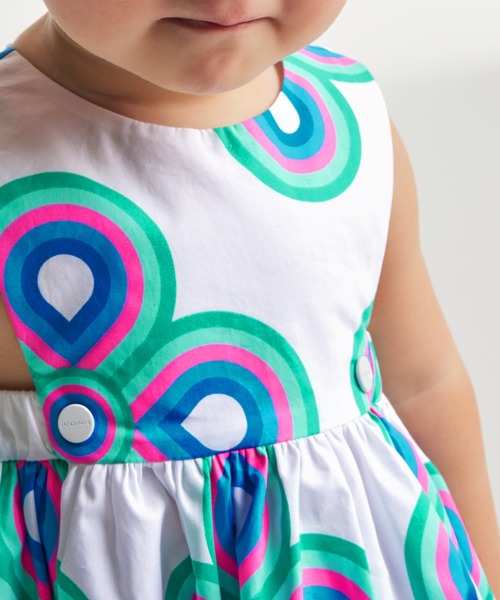 【新品】　jacadi フラワープリントワンピース jacadi（ジャカディ） ワンピース フラワープリントワンピース キッズ