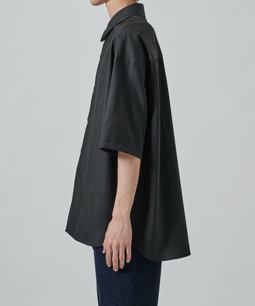 シャツ 「STUDIOUS」URBAN DYE RELAX SHIRTS S.S メンズの画像