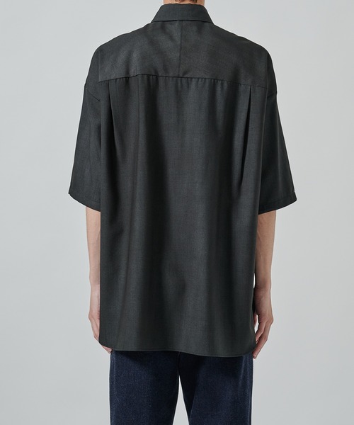 シャツ 「STUDIOUS」URBAN DYE RELAX SHIRTS S.S メンズの画像