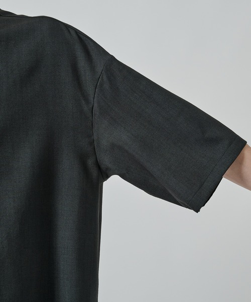 シャツ 「STUDIOUS」URBAN DYE RELAX SHIRTS S.S メンズの画像