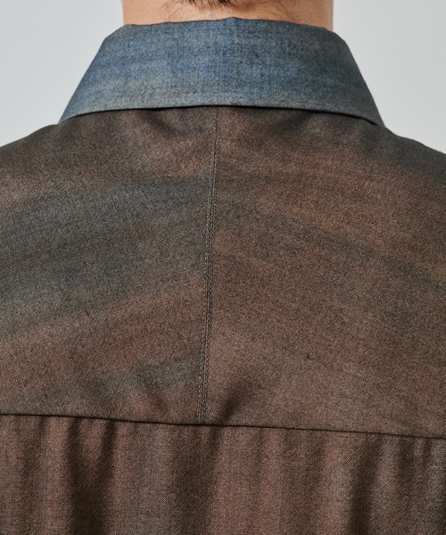 シャツ 「STUDIOUS」URBAN DYE RELAX SHIRTS S.S メンズの画像