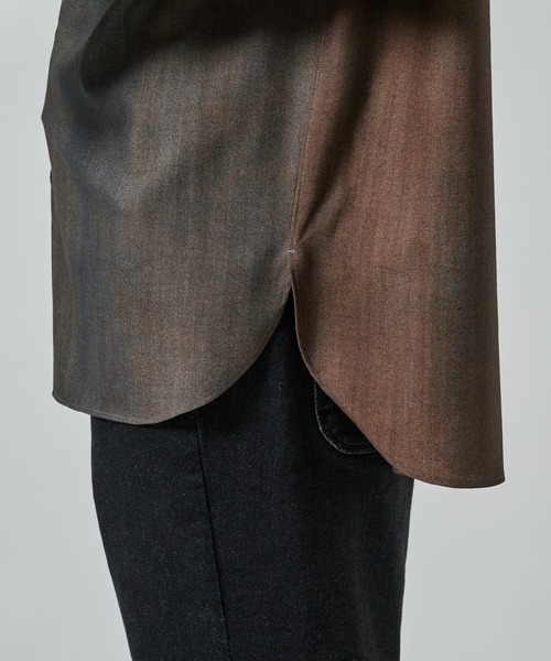 シャツ 「STUDIOUS」URBAN DYE RELAX SHIRTS S.S メンズの画像