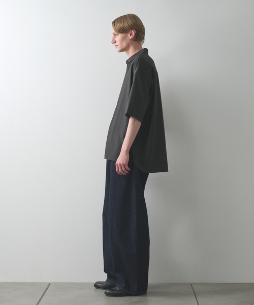 シャツ 「STUDIOUS」URBAN DYE RELAX SHIRTS S.S メンズの画像