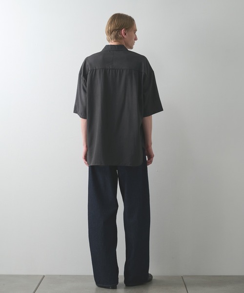 シャツ 「STUDIOUS」URBAN DYE RELAX SHIRTS S.S メンズの画像