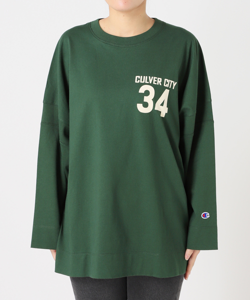 tシャツ 別注「Champion/チャンピオン」ロングスリーブTシャツ16s/OE レディース Champion tシャツ 別注「Champion/チャンピオン」ロングスリーブ