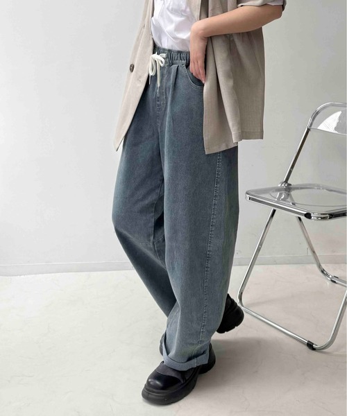 AS KNOW AS（アズノゥアズ） ワイドパンツ ジーンズ デニム デニム