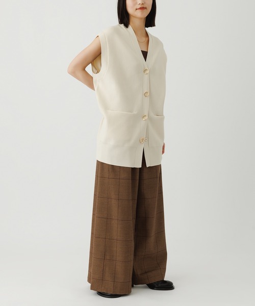 ADAM ET ROPE'（アダムエロペ） ベスト ジレ 「サステナブル」ミドル