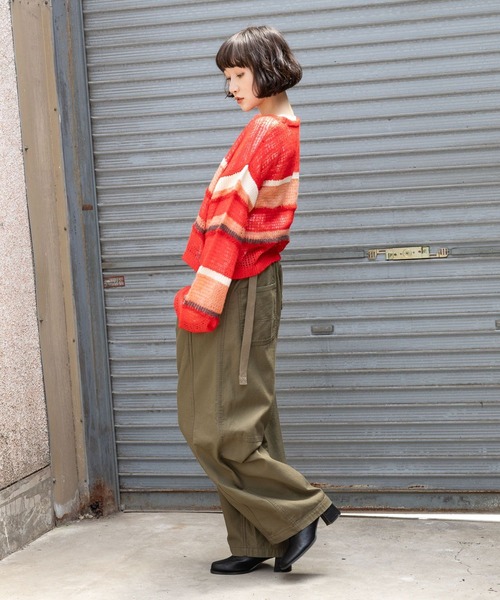 〜niko and〜完売品！！タックモレパンツ Mサイズ カーキ niko and… 「niko and」 パンツ MEDIUM カーキ レディース