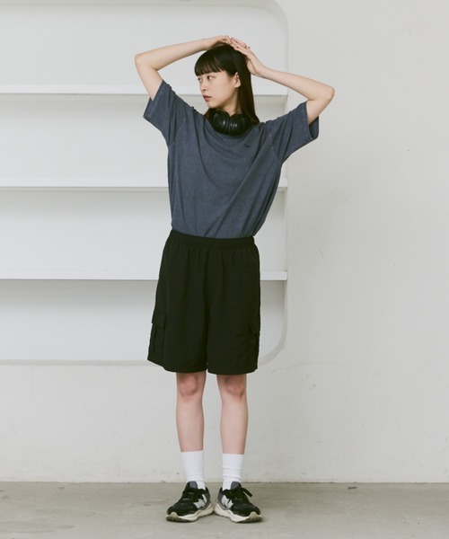 「flaner」 半袖カットソー MEDIUM グレー レディース