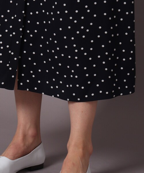 ドレステリアワンピース36 DRESSTERIOR 「DRESSTERIOR」 長袖ワンピース 36 ネイビー