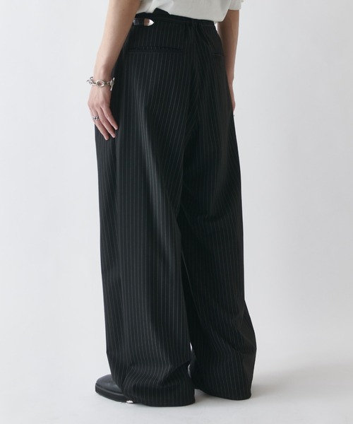Lui's（ルイス） ワイドパンツ スラックス ファインTRイージーカーブ