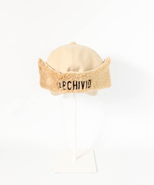 archivio（アルチビオ） キャップ 帽子 「MENS」「メンズ」ボア切替
