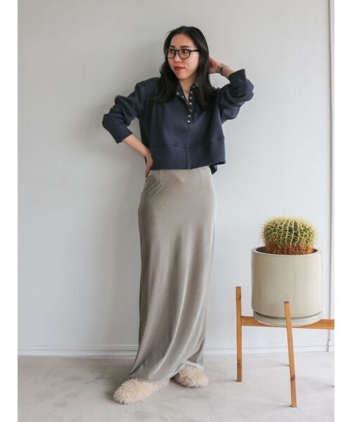 Ungrid（アングリッド） スカート フィットベロアスカート : ZOZOTOWN