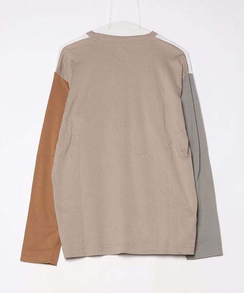 「TAKEO KIKUCHI」 長袖Tシャツ 3 ホワイト メンズ