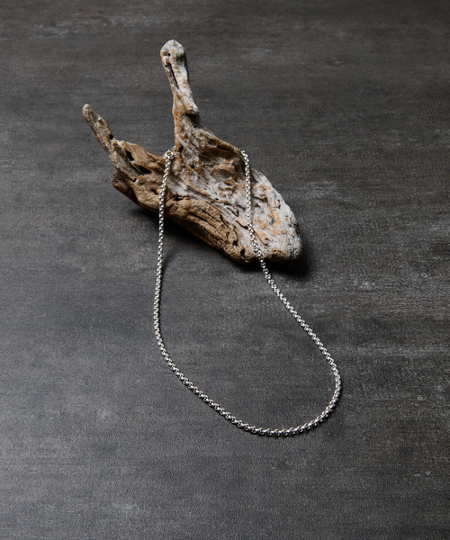 ネックレス THEFT セフト / AZUKI SILVER CHAIN NECKLACE シルバー925ロールチェーンネックレス 50cm