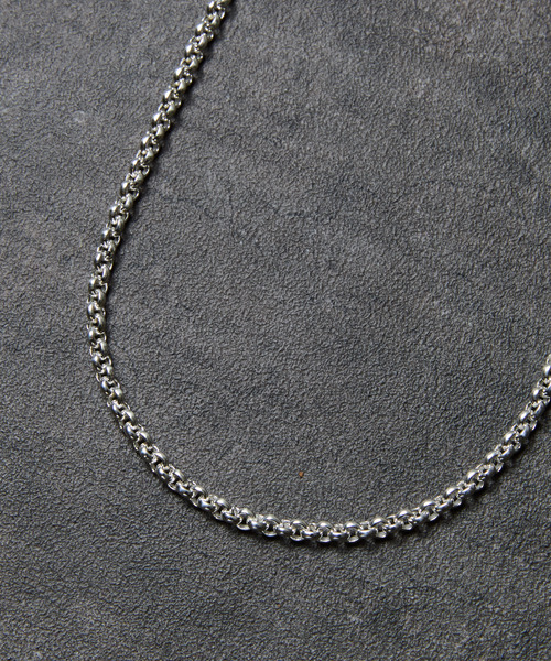 ネックレス THEFT セフト / AZUKI SILVER CHAIN NECKLACE シルバー925ロールチェーンネックレス 50cm